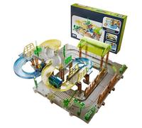 Set Di Treni Elettrici Con Binari, Design Divertente Interattivo, 44x8x29cm, Giocattolo Didattico A Stelo D Iy, Puzzle Motorizzato Ricaricabile, Portatile E Sicuro, Per Villaggio, Fattoria, Città, Ind