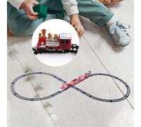 Set di treni elettrici per bambini Set di binari ferroviari per 4~7 regali