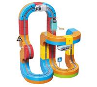 Set Di Treni Elettrici Pista Da Corsa Flessibile, Design Colorato, 1 Set, Giocattolo Didattico Per Bambini, Gioco Di Costruzione Magnetico, Promuove La Creatività, Per Bambini Ragazzi E Ragazze