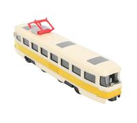 Set di treni per giocattoli, modella in lega di musica divertenti Musica leggera Simulazione Open Simulation Train per bambini Set di ragazze per ragazzi per bambini (giallo)