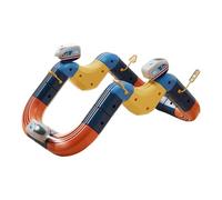 Set di treno per - Pista da corsa magnetica elettrica, giocattolo di apprendimento flessibile 3D, design di attività asta coinvolgente, funzione di costruzione robusta e sicura, equipaggiamento
