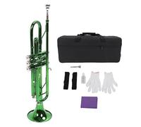 Set di Trombe con Bocchino, Tromba a 3 Toni Chiave Sib Strumento per Suonare la Tromba con Custodia Rigida, per Bambini e Adulti, Esibizioni Musicali di Banda