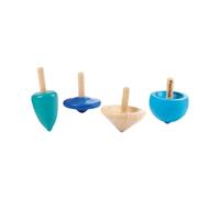 Set di Trottole in Legno per Bambini Colorate