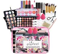 Set di Trucchi, FantasyDay Kit di Bellezza Cosmetici Kit per Occhi, Viso e Labbra - Natale Regalo Makeup Gift Surprise con Correttore, Rossetti, Lucidalabbra, Palette Ombretti, Mascara, Trousse, Fard