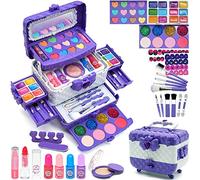 Set di Trucchi per Bambini e Bambine - Viola 57 Pezzi, Set da Trucco per Bambini, per Ragazze, per Halloween, Natale, Compleanno, per Ragazze 4, 5, 6, 7, 8, 9, 10-12 anni