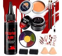 Set di trucchi per Halloween, trucco per Halloween, trucco per Halloween, per adulti e bambini, per vampiro, zombie, cicatrici, crosta, ferite simulate
