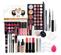 Set di trucco completo per il viso, set di trucco completo | Set di trucco da viaggio con applicazione cosmetica bag-easy, Bild Gloss and Brush, strumento per il trucco