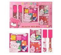 Set di trucco da donna | Set di trucco viso leggero con palette di ombretti, labbra, fard e illuminante: set trucco da viaggio, pratico set cosmetico, da viaggio