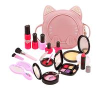 Set Di Trucco Giocattolo - Fantastico Kit Cosmetico, Piccola Scatola Di Vanità Diva | Strumenti Di Gioco Glamour, Di Bellezza Di Gioco Di Ruolo Principessa, Rossetto, Tavolozza