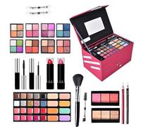 Set di trucco - Kit di trucco completo per le donne con elementi essenziali quotidiani | Cosmetici ad inizio completo fissato per donne e ragazze | 76 set di takeup a colori con ombretti, arrossamenti