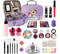 Set Di Trucco per Bambini, per Ragazze, Lavabili, Giocattoli per Il Trucco, Set