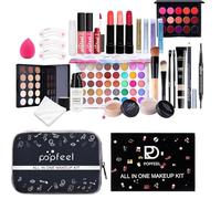 Set di trucco per le donne | /set di trucco include ombretto, rossetto - Kit trucco professionale, kit di trucco portatile Set cosmetico Kit trucco Bundle