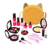 Set di trucco - Set di trucco per bambini | Fai finta di trucchi per ragazze | Cartoon Princess Cosmetics Kit | Kit di truco per ragazze con ombretto, rossetto, smalto per unghie, giocattolo di ruolo