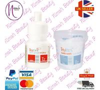Set Di Truzone Crema Perossido 6% (20 Vol) 1000ML&RAPID Bianco Hair Bleach 500GM