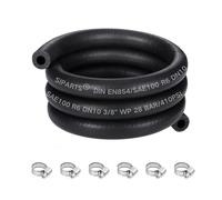 Set di tubi del carburante da 10 mm, diametro interno 2/5", tubo del carburante da 1 metro con 6 fascette stringitubo, adatto per camion, auto, trattori e piccoli motori