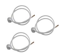 Set di tubi di prolunga per bombolette spray, tubo flessibile trasparente con ugello spray in metallo, tubo di protezione riutilizzabile da 60 cm, 3 pezzi