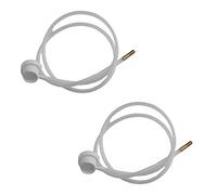 Set di Tubi di Prolunga per Lattine Spray, Tubo Flessibile Trasparente Con Ugello in Metallo, Riutilizzabile per Ugelli di Protezione, 60 cm, 2 Pezzi