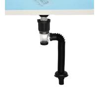 Set di tubi di scarico per lavabo, sifone e scarico impermeabile, per lavello della cucina doccia WC