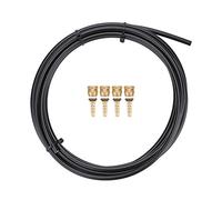 Set di Tubi Freno per Bicicletta, Tubo Dell'Olio del Freno A Disco Idraulico della Bicicletta da 3 M con Inserti del Connettore di Oliva, per Bicicletta da Strada Mountain Bike Nero