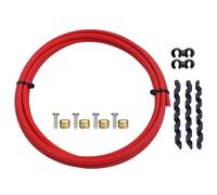Set di tubi freno serie Magura MT 2M, compatibile con Mt4, MT5, MT6, MT7, Mt8, design pratico ed efficiente (rosso)