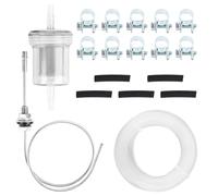 Set di tubi per carburante, con 1 filtro dell'olio + 5 tubi di collegamento + 10 fascette + 5 m di tubo della benzina, per sistemi di riscaldamento Eberspacher Webasto