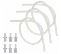 Set di tubi per latte in silicone con 6 connettori per macchine da caffè, compatibile con più modelli tra cui Z5 Z6 Z7 Z8, progettato per un flusso di latte sicuro e resistente alle perdite