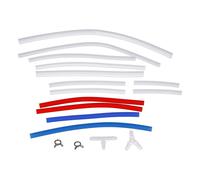 LUTH Premium Profi Parts Kit di tubi flessibili compatibili con Ecovacs 201-24a3-01d2 per robot aspirapolvere