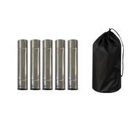 Set di tubi per stufa Design rapido per tende da campeggio con efficiente trasferimento di calore e ventilazione Tubo del camino in acciaio inossidabile per stufa da campeggio