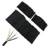 Set Di Tubi Termorestringenti - Cavo Per Tubi Termorestringenti In PE | Kit Termorestringente Per Isolamento Da 3,34 Pollici - Tubo Termoretraibile Flessibile Per Sigillatura Elettrica, Fascio Di Cavi