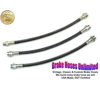 Set Di Tubo Freno Dodge Polara 1967 1968, Senza Motore 440 - Disco Anteriore