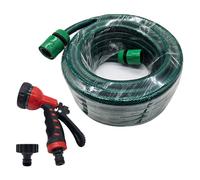 Set Di Tubo Giardinaggio 10M Con Doccia A Mano 8 Funzioni Inclusi Adattatore