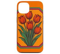 Set di tulipani rossi floreali natura pasquale Garden Life Custodia per iPhone 13