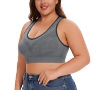 Set di tunica da donna Breathable Plus Size No Underwire No Marks Hollow Bra Thin Yoga Underwear Alta Maternità, Le Noir, L