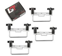 Set Di U-Bügel Per Montaggio Dachbox 80 mm Supporto In Metallo Per DAIHATSU