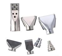Set di ugelli ad aria calda, 7 pezzi, per stazione di saldatura da 35 mm (B | 7 diverse dimensioni, acciaio inox resistente al calore, per stazioni di saldatura con uscita da 35 mm