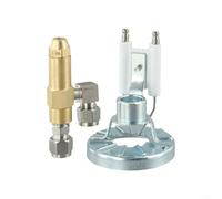 Set di ugelli atomizzatori per olio esausto, con sifone e elettrodo di accensione, per olio pesante, diesel, combustibile vegetale animale, 0,5 mm-2,0 mm, struttura in ottone, spray a bassa pressione