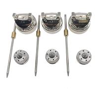Set di ugelli di ricambio per pistola a spruzzo HVLP H-827 manuale pneumatica a mano per pistola a spruzzo manuale da 1,4 mm/1,7 mm/2,0 mm, piacevole e abile