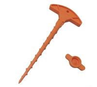 Set di ugelli in plastica con beccuccio di precisione e draga per l'applicazione del sigillante, design ermetico per prevenire l'essiccazione e le perdite (set arancione A)