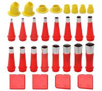 Set di Ugelli per Calafataggio in Acciaio Inossidabile,28 Pezzi Kit di Beccuccio Silicone Universal Integrated Rubber Nozzle Tool Kit per Cucina, Bagno, Lavabo