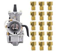 Set di ugelli per carburatore, 15 pezzi carburatore principali set 40 44 46 48 50 52 54 56 58 60 65 70 75 80 85 ugelli per carburatore Hercules Prima 2 3 4 5 6 Puch Bing Kreidler Zündapp