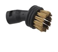 Set di ugelli per pulizia scopa a vapore compatibile con Kitfort KT-1000-03, kit di fissaggio versatile da 4 pezzi con bocchetta a lancia, spazzola rotonda in nylon, filo di rame (spazzola piccola in