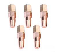 Set di ugelli per saldatura in ottone per Oxy propano per H016, confezione da 5 con caratteristiche per tecniche di saldatura efficaci (0,9 mm)