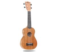 Set Di Ukulele Da Concerto In Mogano Con Accordatore E Custodia, Ukulele A 4 Corde Per Principianti, Stimola La Creatività(21 in)