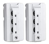 Set di una coppia lucchetti sicurezza argentati tipo K911#
