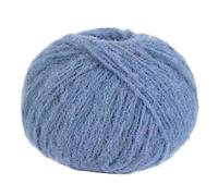 Set di uncinetti in velluto di cotone da 160 g for bambole, sciarpe, cappelli e maglioni fai-da-te - Gruppo lana medio fine(14denimblue)