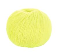 Set di uncinetti in velluto di cotone da 160 g for bambole, sciarpe, cappelli e maglioni fai-da-te - Gruppo lana medio fine(25cuteyellowgreen)