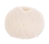 Set di uncinetti in velluto di cotone da 160 g for bambole, sciarpe, cappelli e maglioni fai-da-te - Gruppo lana medio fine(02milkwhite)