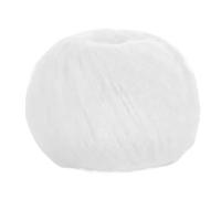 Set di uncinetti in velluto di cotone da 160 g for bambole, sciarpe, cappelli e maglioni fai-da-te - Gruppo lana medio fine(01purewhite)