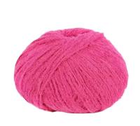 Set di uncinetti in velluto di cotone da 160 g for bambole, sciarpe, cappelli e maglioni fai-da-te - Gruppo lana medio fine(30rosered)
