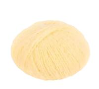 Set di uncinetti in velluto di cotone da 160 g for bambole, sciarpe, cappelli e maglioni fai-da-te - Gruppo lana medio fine(11custardyellow)